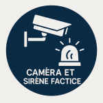 14243-CAMERA ET SIRENE FACTICE