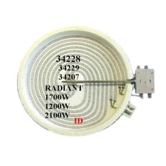 34229 - PLAQUE RADIANT 1200 W 230 V DIA 140 M/M