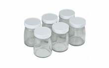 YM401E - LOT DE 6 POTS DE YAOURTS 125 ML POUR YM4