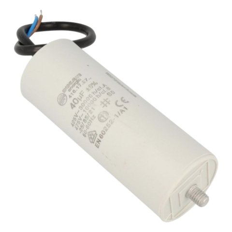 CAP633UN - CONDENSATEUR 40 MF 450 V SORTIE FILS