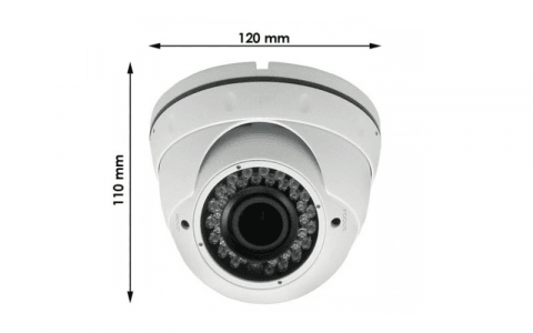 F132131 - CAMERA DOME INT EXT BLANC 2.8-12MM 700L