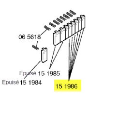 00151986 - KIT BOUTON POUSSOIR CLAVIER