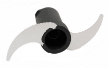 17480 - COUTEAU METAL RENFORCE NOIR