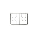 74X8899 - GRILLE 2 FEUX + PATINS COTE DROIT