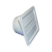 625 005 00 - CLAPET EXTÉRIEUR À VOLETS BLANC Ø100-130MM