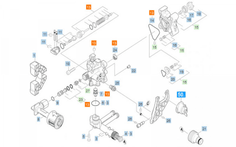 90024980 - KIT CLAPET DE DECHARGE REPERE 13