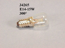 34265 - Ampoule e14 230 v 15 w 300° four et ref