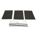 71X0729 - FILTRE CHARBON EN MOUSSE + JEU DE FIXATION