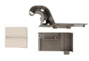 DA91-04476A - KIT MONTAGE PORTE A GAUCHE INOX GRIS