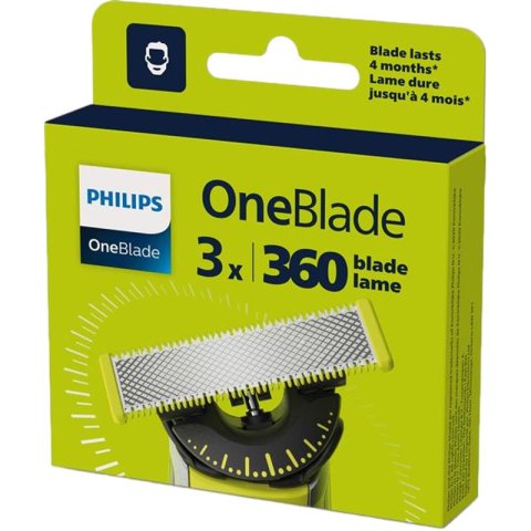 QP43050 - LAMES DE RASOIR QP430/50 X3 PHILIPS ONEBLADE 360