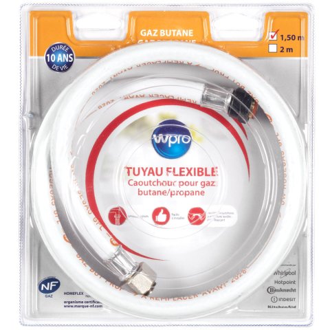 C00091331 - TUYAU GAZ BUTANE 1.5 METRE D-V 10 ANS