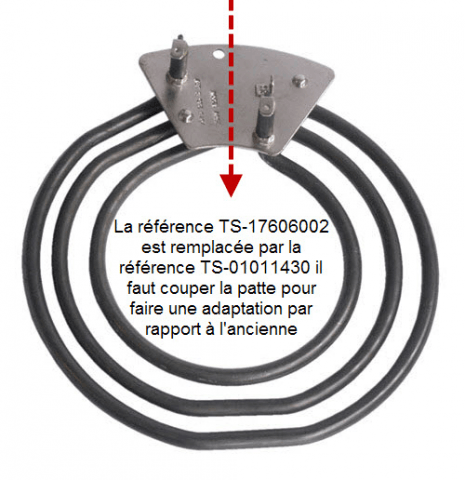 TS-01011430 - Resistance 1200 w rempl ref ts-17606002