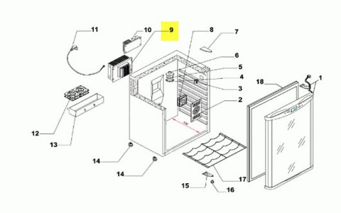 77040010 - BLOC SYSTEME FROID REP-11