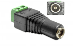 F412057 - ADAPTER DC 2 5X5 5MM BUCHSE TERMINAL