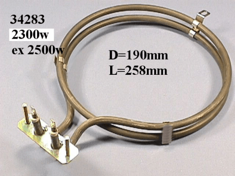 34283 - Resistance de four circulaire 2500 w