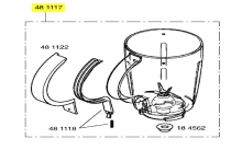 00481117 - BOL BLENDER SANS COUVERCLE