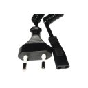 65001750 - CORDON SECTEUR 220 V NOIR POUR BRAUN