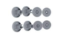 DWB902ZN - KIT ROUES PANIER INFERIEUR 8 PIECES