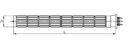 98X0017 - RESISTANCE STEATITE 2200 W DIA 47 LG 440