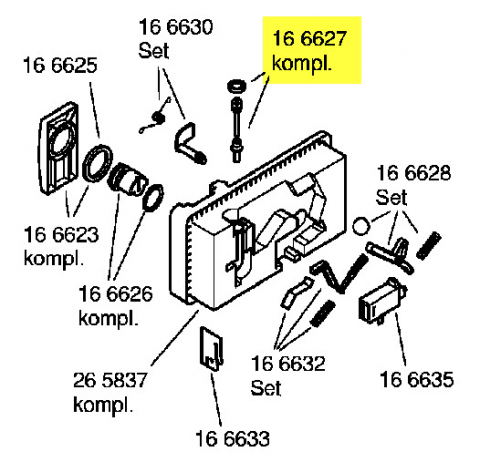 00166627 - KIT REPARATION 217.25.0681