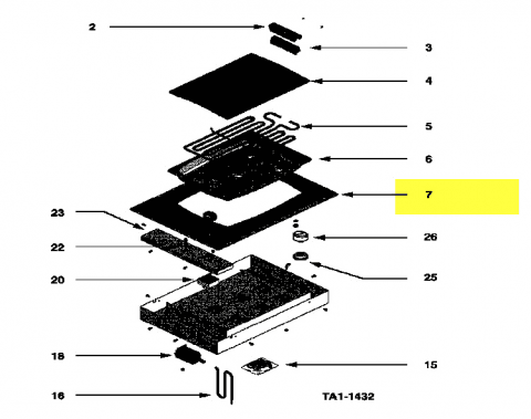 AS6004368 - Dessus vitro-ceram plaque travail