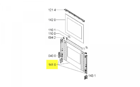 481245059636 - VITRE PORTE DE FOUR EXTERIEUR