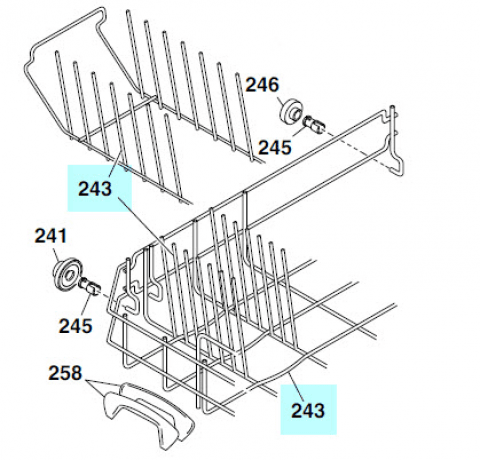 41020392 - Panier inferieur