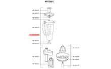 MS-5980556 - Bol blender mixer complet