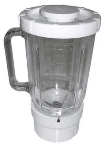 A994 - Mixeur en verre 1.2 l base blanche