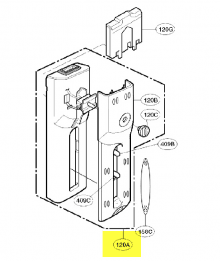 ABQ31245601 - CASE ASSEMBLEE CONTROL REFRIGERATOR