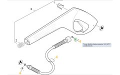 63905530 - TUYAU FLEXIBLE HAUTE PRESSION 14/9 40°C