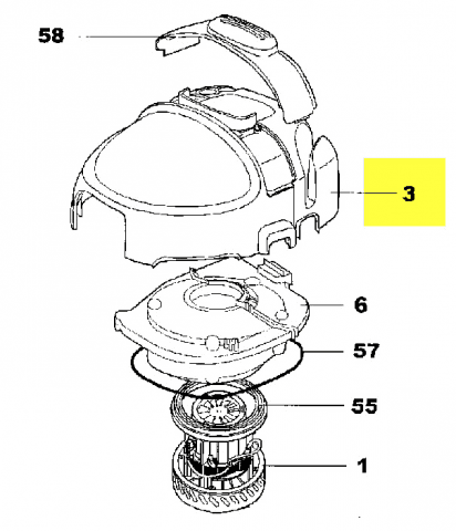 21875402 - COUVERCLE PARTI MOTEUR