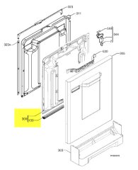 5028420400 - CHASSIS PORTE COMPLET VISION