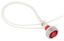 D342063 - VOYANT ROUGE Ø 10MM + CABLE + ECROU