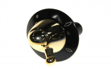 79X9726 - Manette bouton gaz (noire)