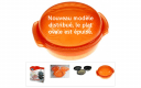 482000006222 - PLAT VAPEUR - ROND-ORANGE  (1.5 LITRES)