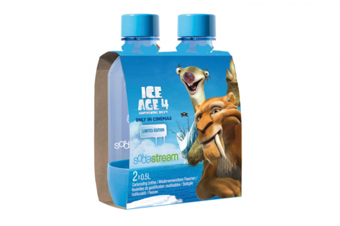 0039365 - Lot de 2 bouteilles ice age 4 diego-sid