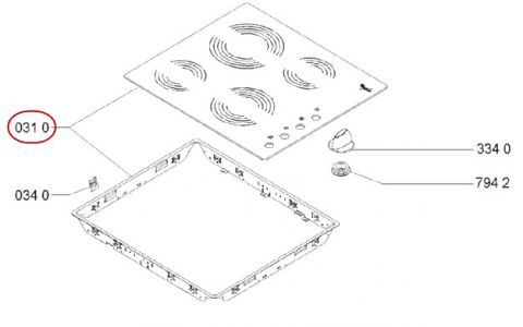 481244039584 - Dessus plaque vitro-ceram