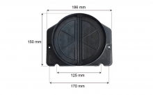 4055206132 - CONNECTEUR SORTIE AIR AVEC CLAPET