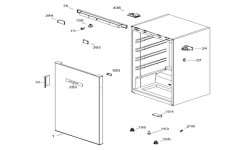 AS0023636 - PORTE REFRIGERATEUR AVEC JOINT