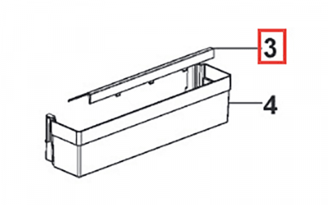 2951237136 - FIXE BOUTEILLE BLANC L295MM