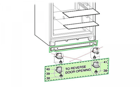 488000495370 - KIT REVERSIBLE PORTE GAUCHE