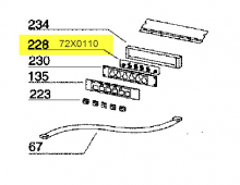 72X0110 - CARTE DE COMMANDE