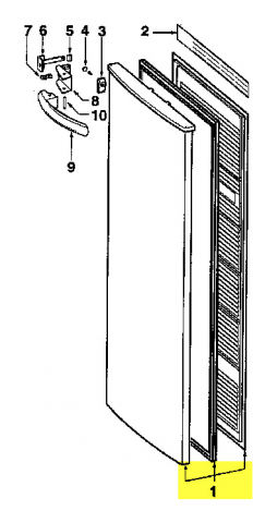 43X8659 - PORTE CONGELATEUR BRANDT UL2210