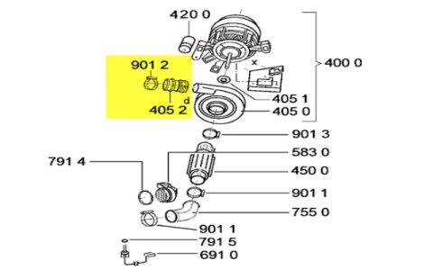 481253029437 - TUYAU CONNECTION CORPS DE POMPE TYPE H