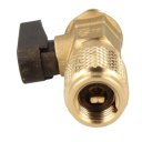 L14000447 - ROBINET GAZ 121RG-4 1/4 MALE 1/4 FEMELLE