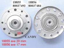 18855 - Palier complet oppose poulie axe 20 m/m