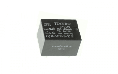 HJR-3FF-24VDC-S-ZF - RELAIS 24VDC 10A-250VAC 1 CONTACT