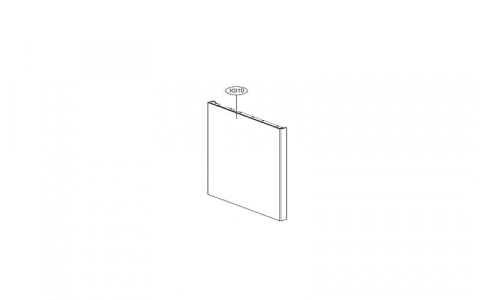 ACQ76172920 - FACADE DE PORTE ARGENT