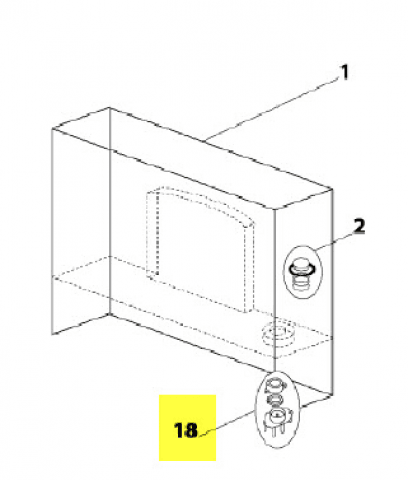 11020034 - Ensemble guide piston reservoir